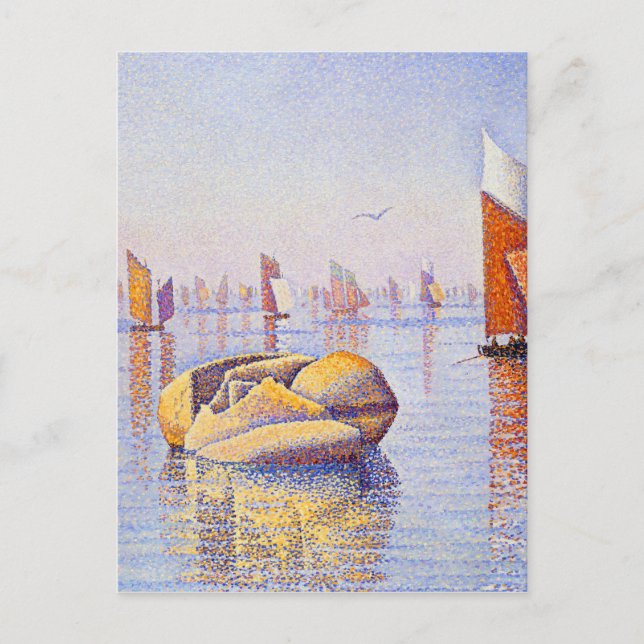 Cartão Postal Paul Signac - Concarneau, Manhã Silenciosa (Frente)