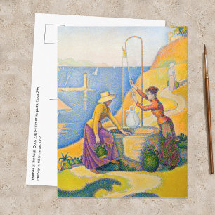 Cartão Postal Paul Signac - Mulheres ao Poço