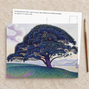Cartão Postal Paul Signac - O Pinheiro Bonaventure