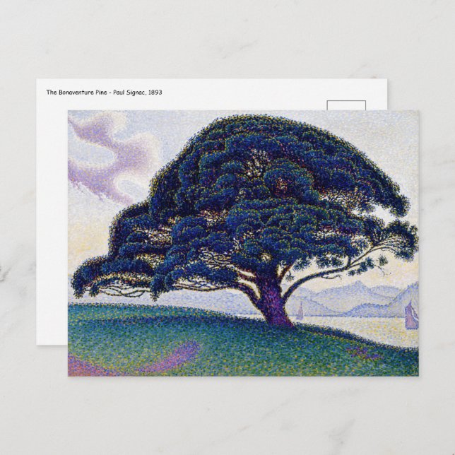 Cartão Postal Paul Signac - O Pinho de Bonaventura (Frente/Verso)