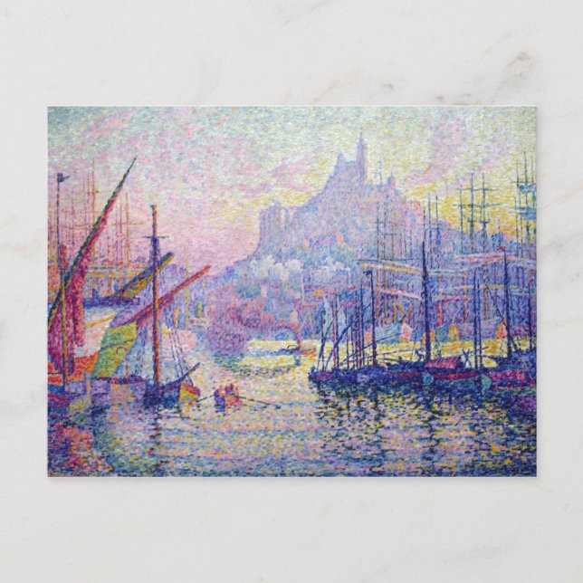Cartão Postal Paul Signac Painting (Frente)