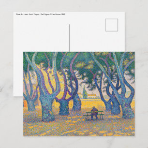 Cartão Postal Paul Signac - Place des Lices, Saint-Tropez