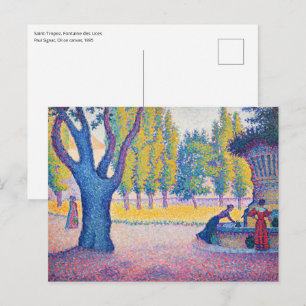 Cartão Postal Paul Signac - Saint-Tropez, Fontaine des Lices
