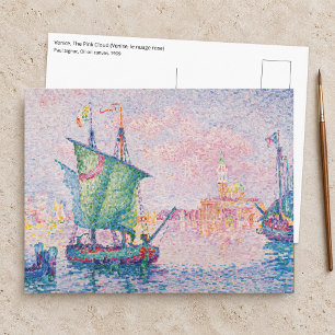 Cartão Postal Paul Signac - Veneza, A Nuvem Rosa