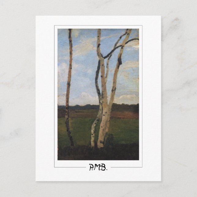 Cartão Postal Paula Modersohn-Becker #113 - Arte Fina (Frente)