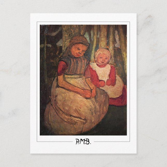 Cartão Postal Paula Modersohn-Becker #140 - Arte Fina (Frente)