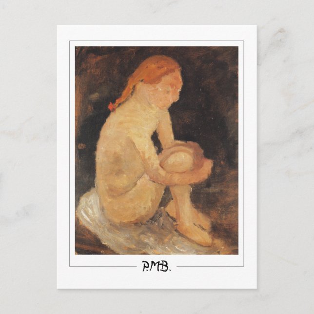 Cartão Postal Paula Modersohn-Becker #161 - Arte Refinada (Frente)