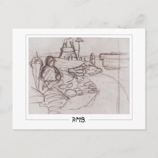 Cartão Postal Paula Modersohn-Becker #40 - Arte Fina (Frente)