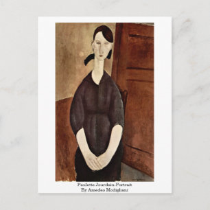 Cartão Postal Paulette Jourdain-Retrait Por Amedeo Modigliani
