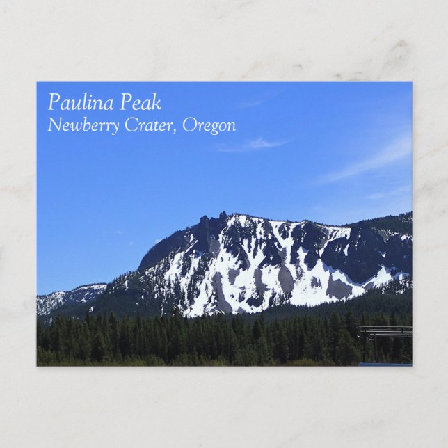 Cartão Postal Paulina Peak, OR (Frente)