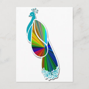 Cartão Postal Pavão
