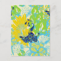 pavão floral
