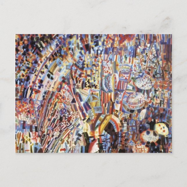 Cartão Postal Pavel Filonov - Composição (Frente)