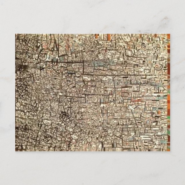 Cartão Postal Pavel Filonov Sem Título (Composição Não Objetivo) (Frente)