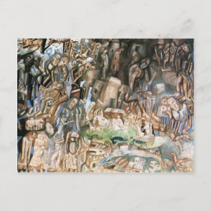 Cartão Postal Pavel Filonov - Sem Título (Os Cavaleiros)