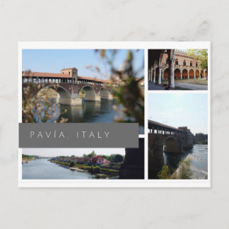 Cartão Postal Pavía, Itália