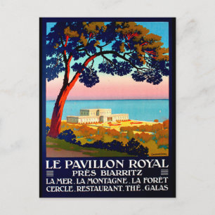 Cartão Postal Pavillon Royal, Riviera francesa, costa, colheita