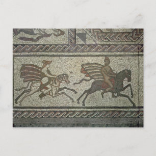 Cartão Postal Pavimento mosaico da vila romana em Low