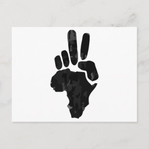 Cartão Postal Paz Africana