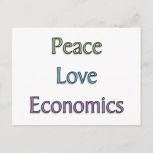 Cartão Postal Paz, Amor, Economia