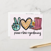 Paz - Amor - Jardinagem