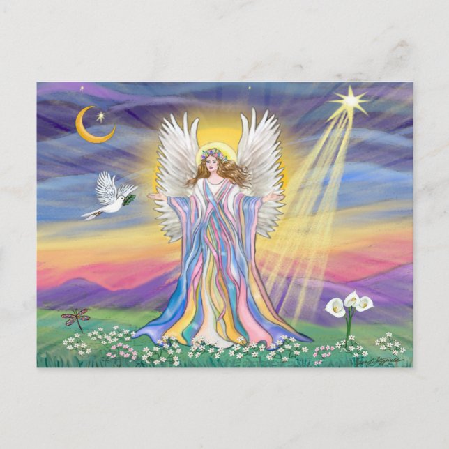 Cartão Postal Paz de Anjo (Frente)