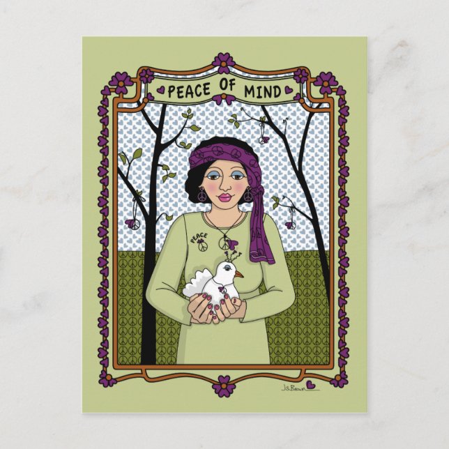 Cartão Postal Paz de Mind_A_ Postcard (Frente)