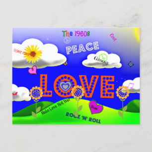 Cartão Postal Paz e Amor, os anos 60,