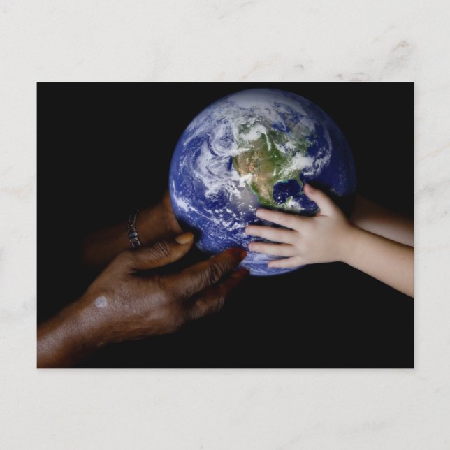 Cartão Postal Paz mundial (Frente)