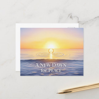 Cartão Postal Paz mundial internacional