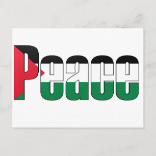 Cartão Postal Paz na Palestina
