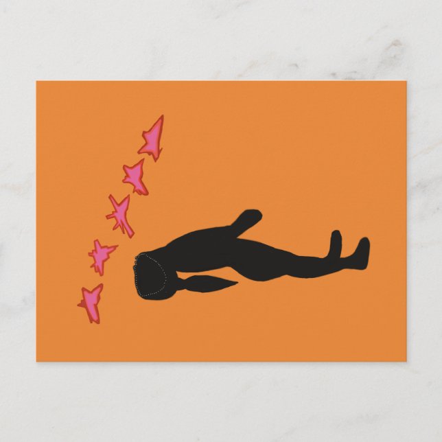 Cartão Postal Paz, Sem Cartaz de Guerra (Frente)