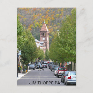 Cartão Postal pb030803_main_street2, JIM THORPE PA PA