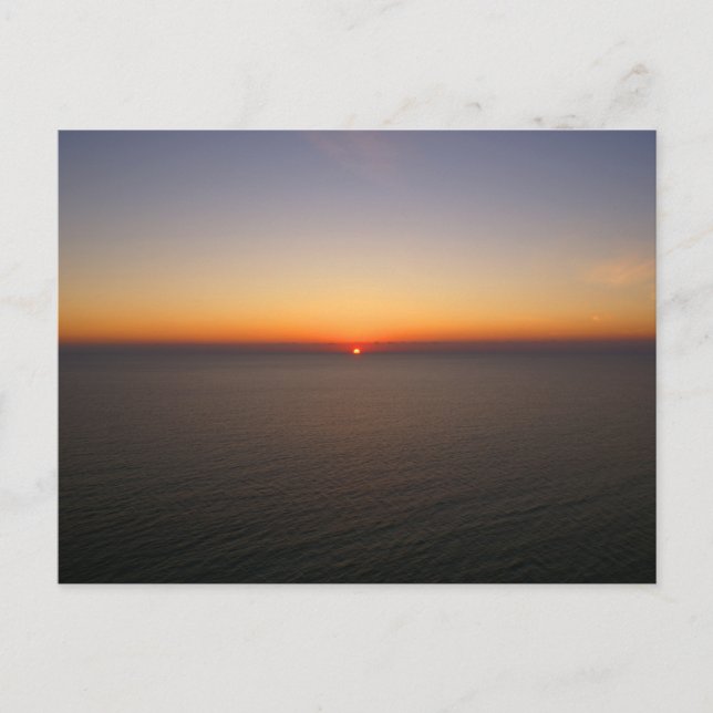 Cartão Postal PCB Sunset Queria Que Você Estivesse Aqui (Frente)