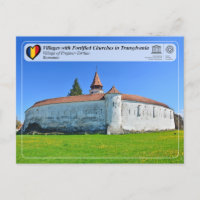 PCH UNESCO - Postcard da Aldeia de Prejmer-Tartlau