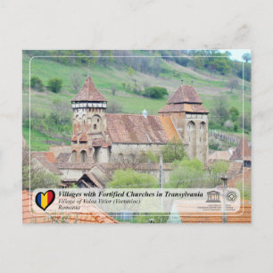 Cartão Postal PCH UNESCO - Postcard da Aldeia de Valea Viilor
