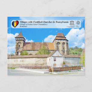 Cartão Postal PCH UNESCO - Postcard da Aldeia de Valea Viilor