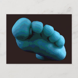 Cartão Postal Pé Azul ... Minha Arte de 2005 no Adobe Photoshop