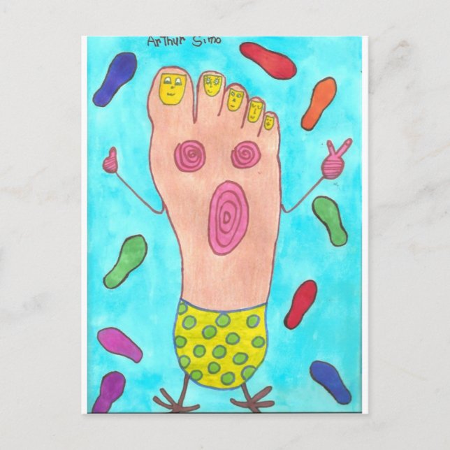 Cartão Postal Pé Dançante (Frente)