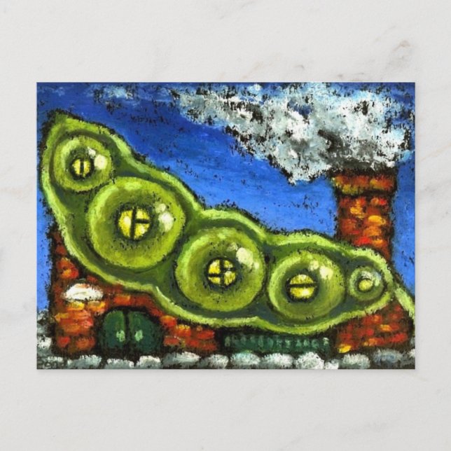 Cartão postal Pea Fairy House (Frente)