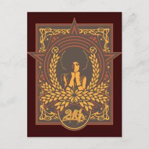 Cartão Postal Peace Funk Afro