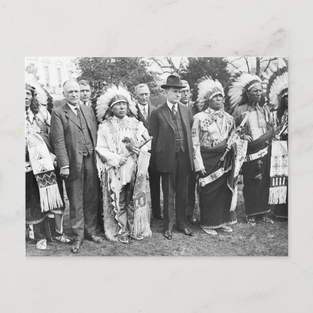 Cartão Postal Peace Pipe, 1905 (Frente)