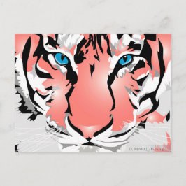 CARTÃO POSTAL PEACH TIGER