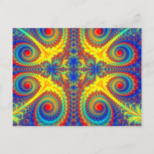 Cartão Postal Peacock