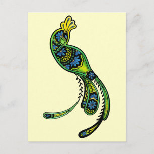 Cartão postal Peacock Ver 2