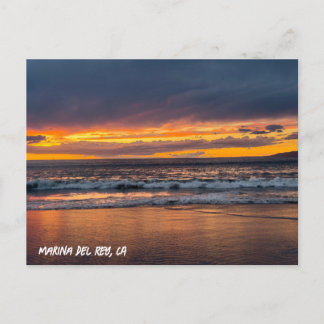 Cartão Postal Peak Sunset - Marina Del Rey, CA