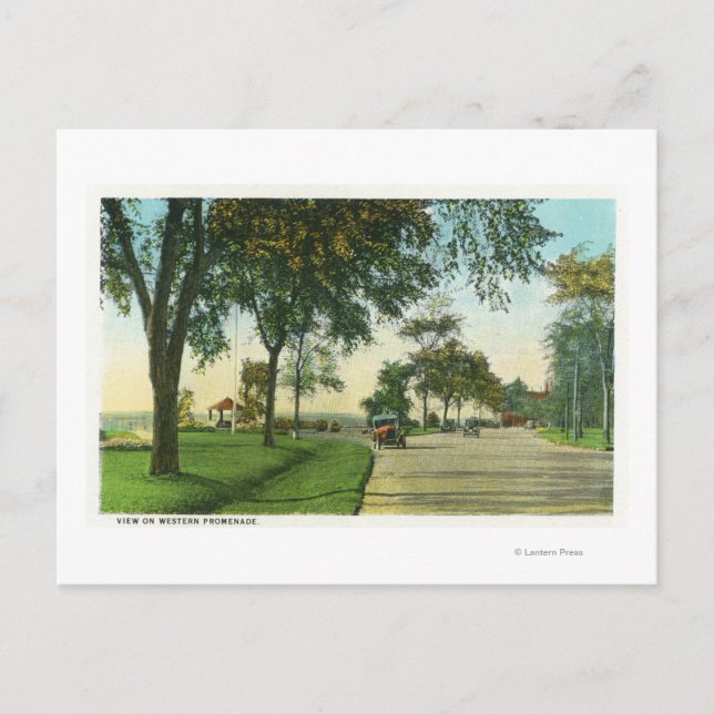 Cartão Postal Peaks Island View of Pumpkin Knob (Frente)