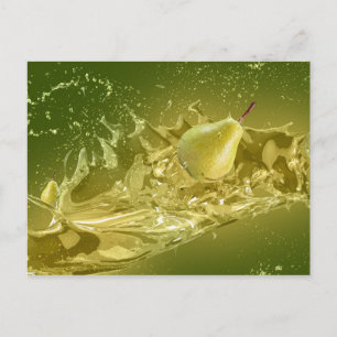 Cartão postal Pear Splash