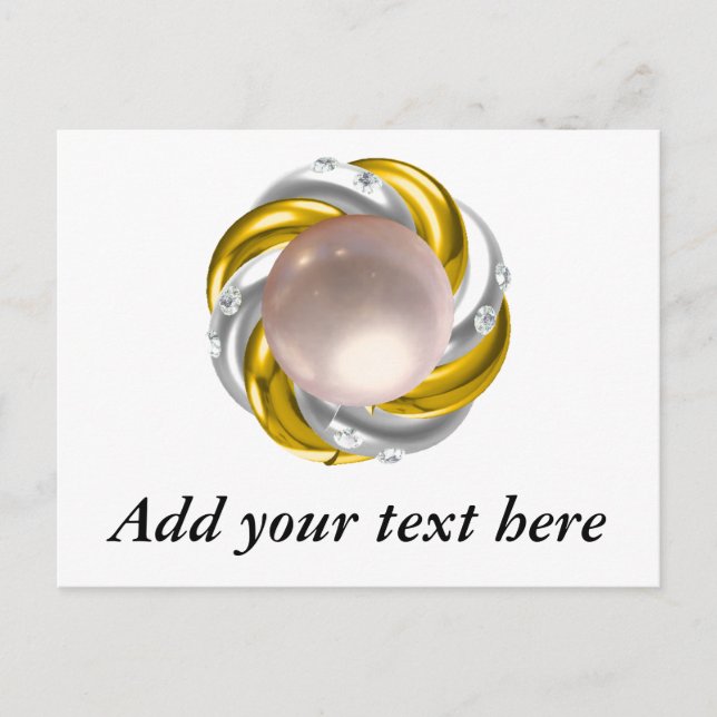 CARTÃO POSTAL PEARL & DIAMONDS (Frente)
