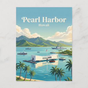 Cartão Postal Pearl Harbor Havaí